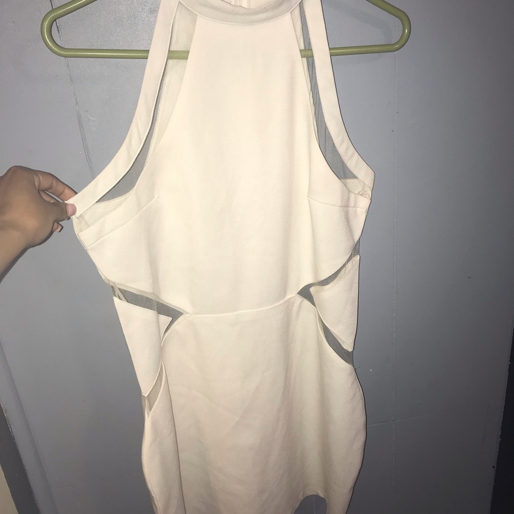 Missguided Size 14/ US 10 White Dress